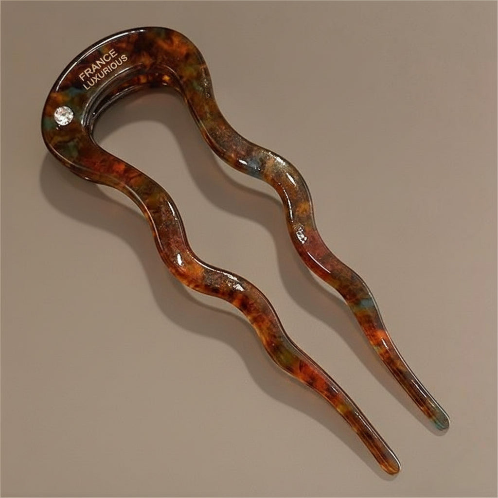 U-shaped hairpin acrylic headwear, daily fixed hairpin
