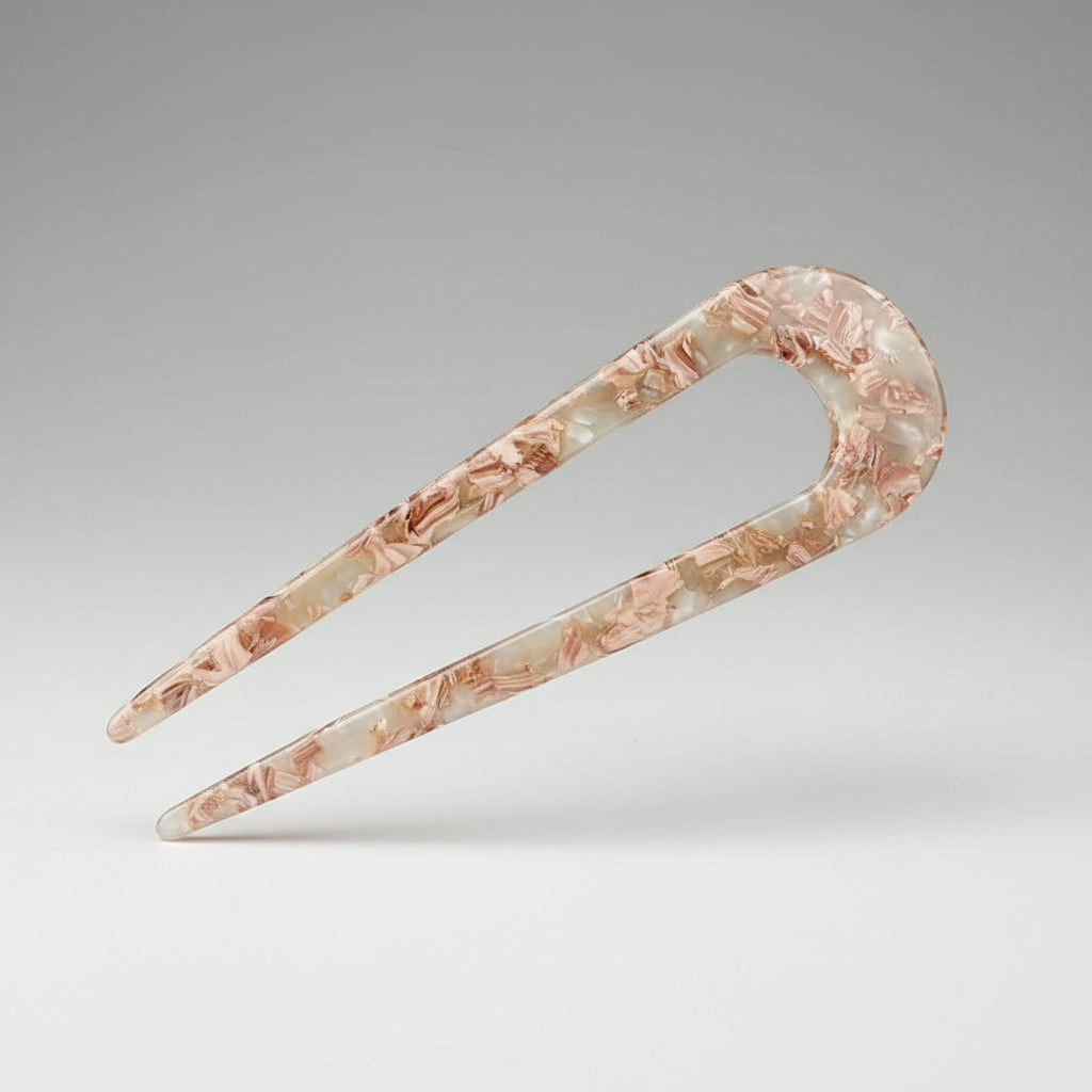 U-shaped hairpin acrylic headwear, daily fixed hairpin