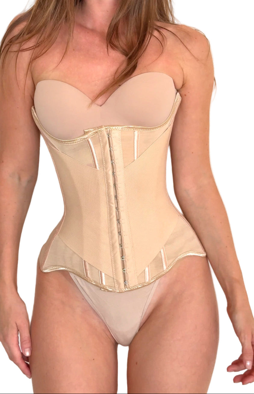 The “Force Élancée” Waist Trainer – Adjustable Sculpting Belt for Everyday Waist Definition | La Beauté du Corset