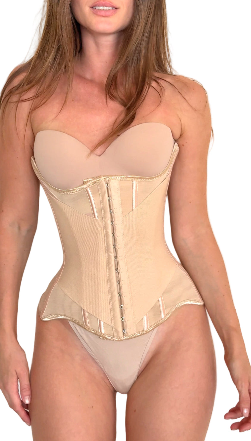 The “Force Élancée” Waist Trainer – Adjustable Sculpting Belt for Everyday Waist Definition | La Beauté du Corset