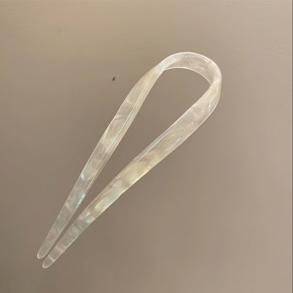 U-shaped hairpin acrylic headwear, daily fixed hairpin