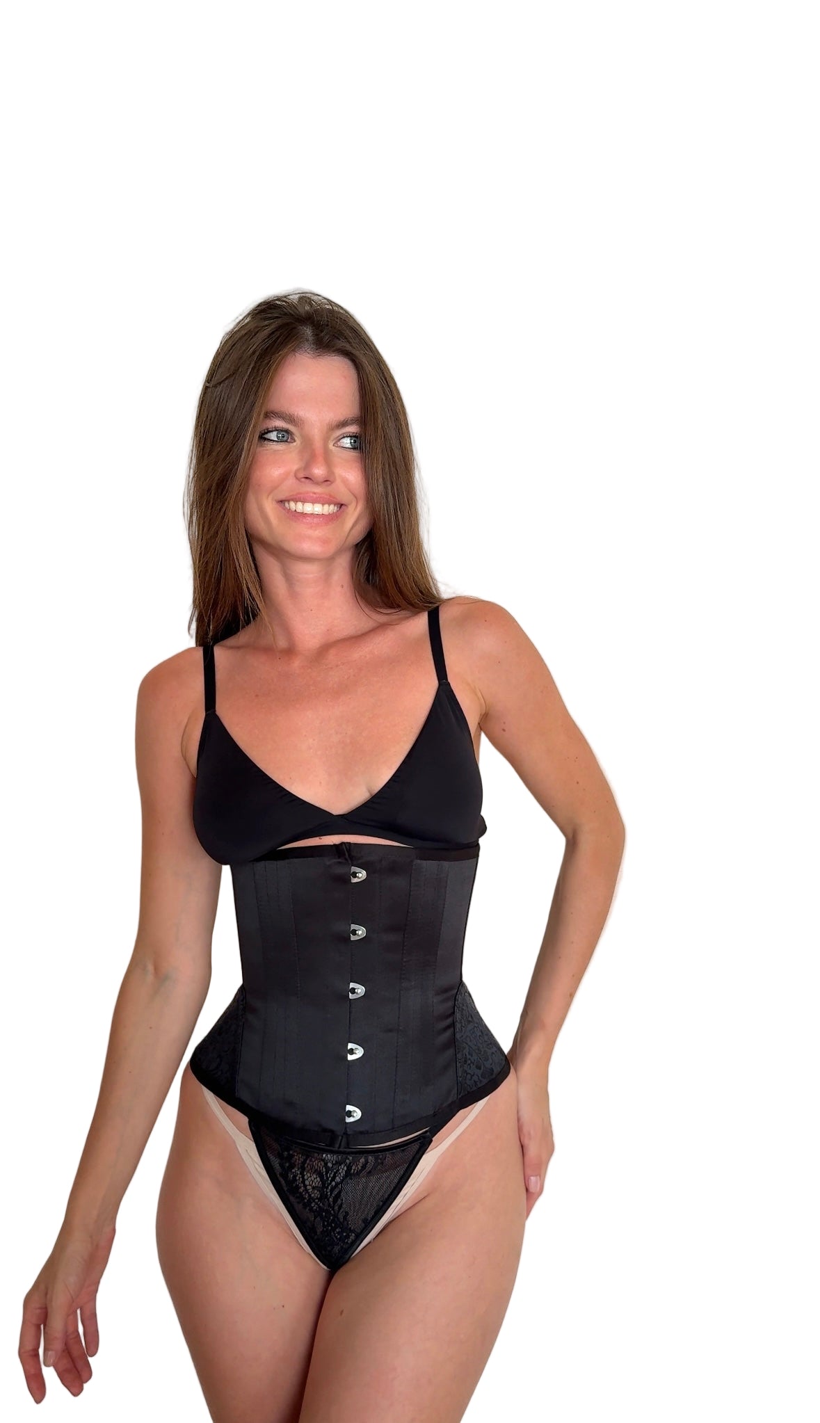 The “Impériale” Ultimate Waist Sinch Corset – Hourglass Waist Sculptor with 5-Button Front | La Beauté du Corset