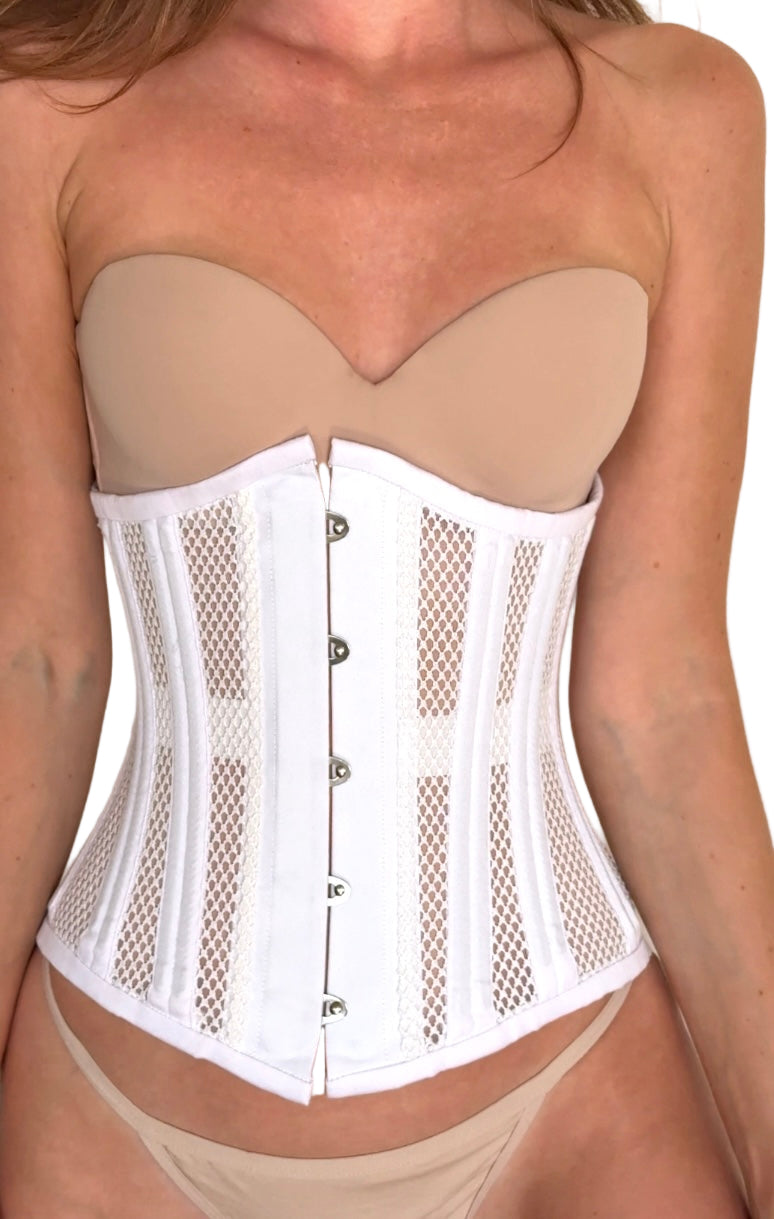 Court Corset Waist Belt with Waist Clip – Structured Hourglass Shaping Support | La Beauté du Corset